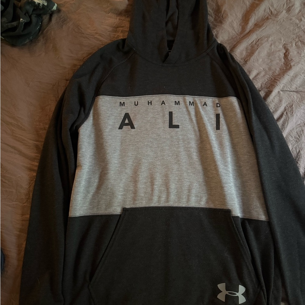 Under Armour Black and Gray Muhammad Ali Hoodie